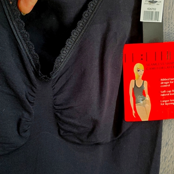 Re-Define Shapewear Cami Size XL New with Tags BLACK NWT Bra - Picture 7 of 10